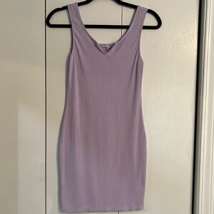 Fashion Nova Lavender Body Con Dress